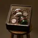 Twin Cup Mug Keychain Gift Set