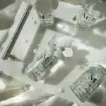 Glass Bottle Wet Textured Middle Flower Pearl Cologne Engagement, Wedding, Henna, Marriage, Gift