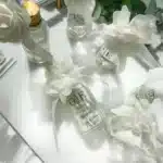 Glass Bottle Flower Detailed Pearl Cologne Engagement, Wedding, Henna, Marriage, Gift - Image 3