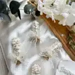 Lace Ribbon Glass Dome Heart-Shaped Wedding Candy - Engagement, Wedding, Henna Ceremony, Gift - Image 2