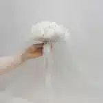 Peony Bridal Bouquet with Beaded Fringe - Engagement, Wedding, Henna Ceremony, Gift - Image 3