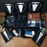 Groom Engagement Gift Box Set – Elegant Wedding Gift Box – 5 Piece Set