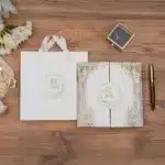 Luxury Wedding Invitation UM5109 (With Bag)
