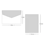 Transparent Wedding Invitation UM9367 - Image 3